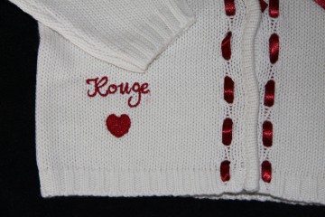 Mrt meisjes vest rood wit 2