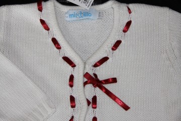 Mrt meisjes vest rood wit 3