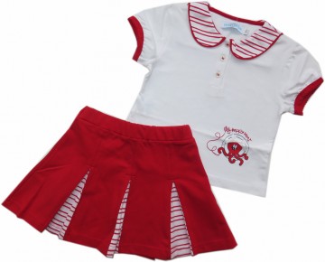 Mrt set happy boat rok top