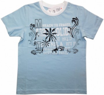 Mrt summer check blauw shirt