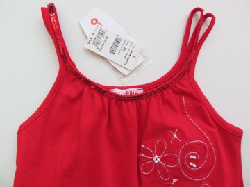 Mrt top shirt flower rood 2