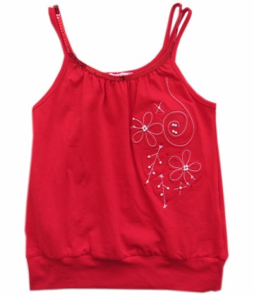 Mrt top shirt flower rood