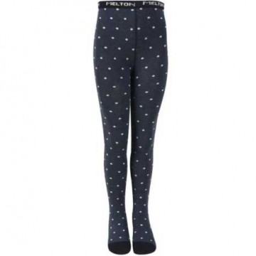 Navy maillot witte stippen