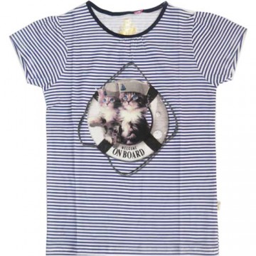 Sb gestreepte shirt poesjes 1