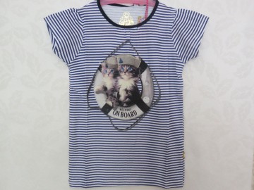 Sb gestreepte shirt poesjes