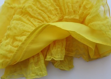 Smafolk rok geel tule gd