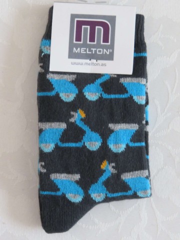 Sokken blauw scooters