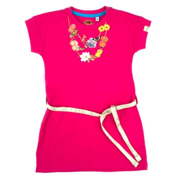 Stobo jurk necklace fuchsia