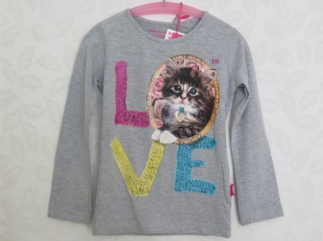 Stones bones shirt grijs poes b