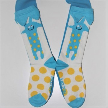 Turquoise meisjes kniekousen