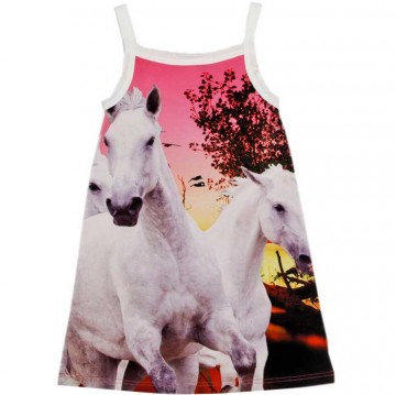 Wild janet jurk white horses