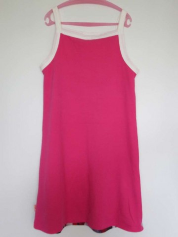 Wild roze jurk paarden b