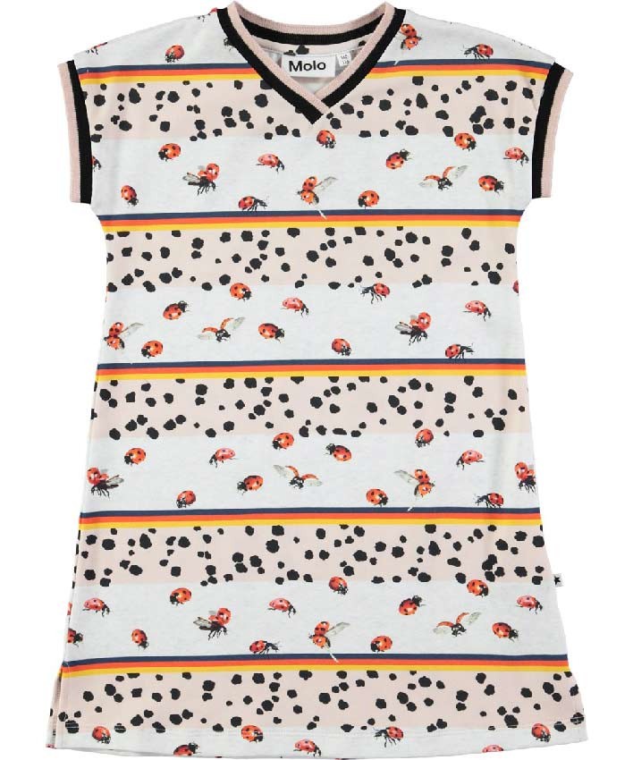 Molo jurk Be my Ladybird - PaRit kinderkleding- online kleding voor jongens en meisjes