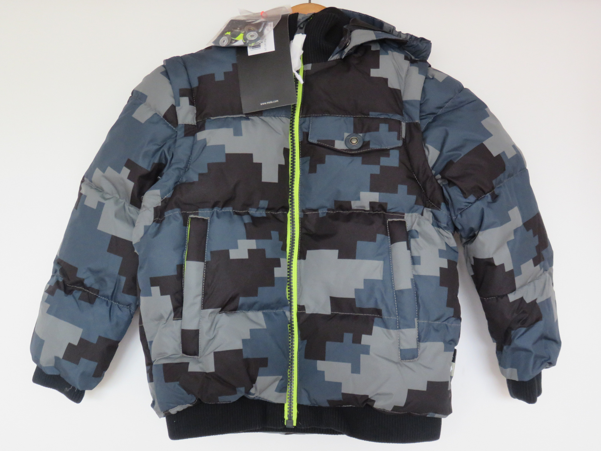 Molo Houston Pixel Camo Grey maat 104 - PaRit online kleding voor jongens en meisjes